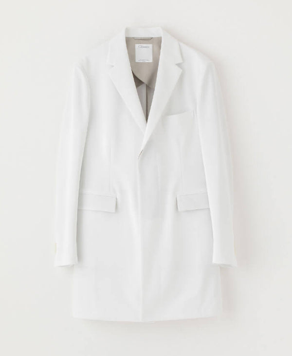 White blazer on a white background