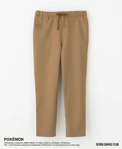 A unisex medical scrub pants from the Classico Pokémon collection featuring Eevee character